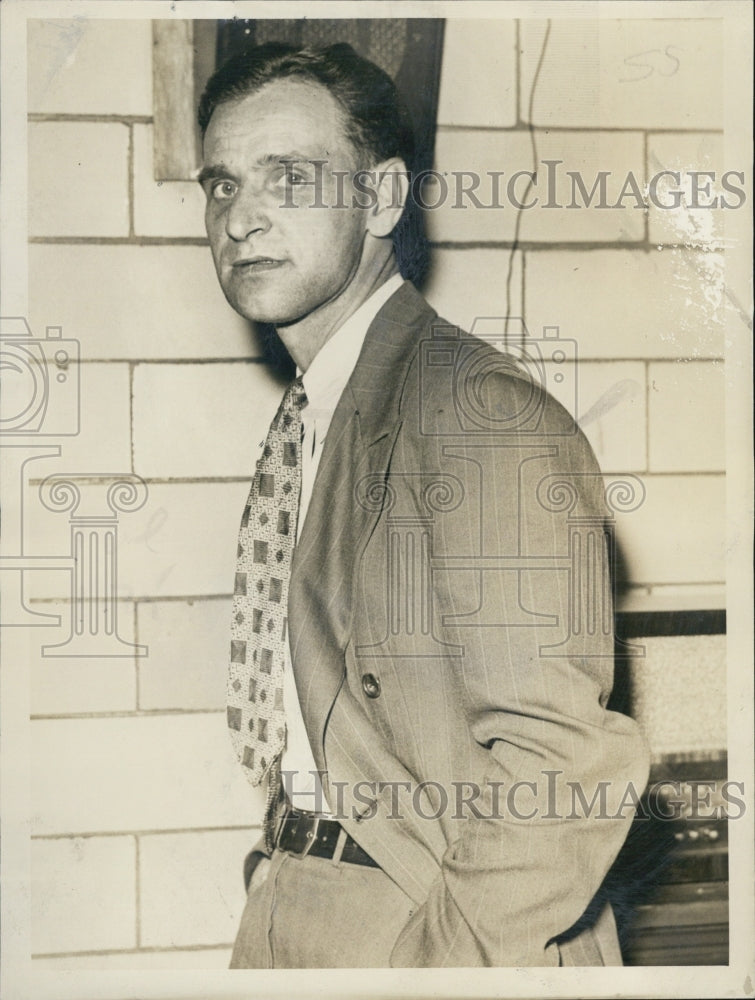 1943 Press Photo Edwin Ryfa, accused for murder. - Historic Images