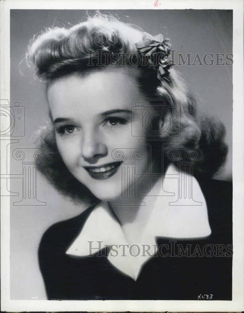 1945 Press Photo Radio actress Patricia Ryan - Historic Images