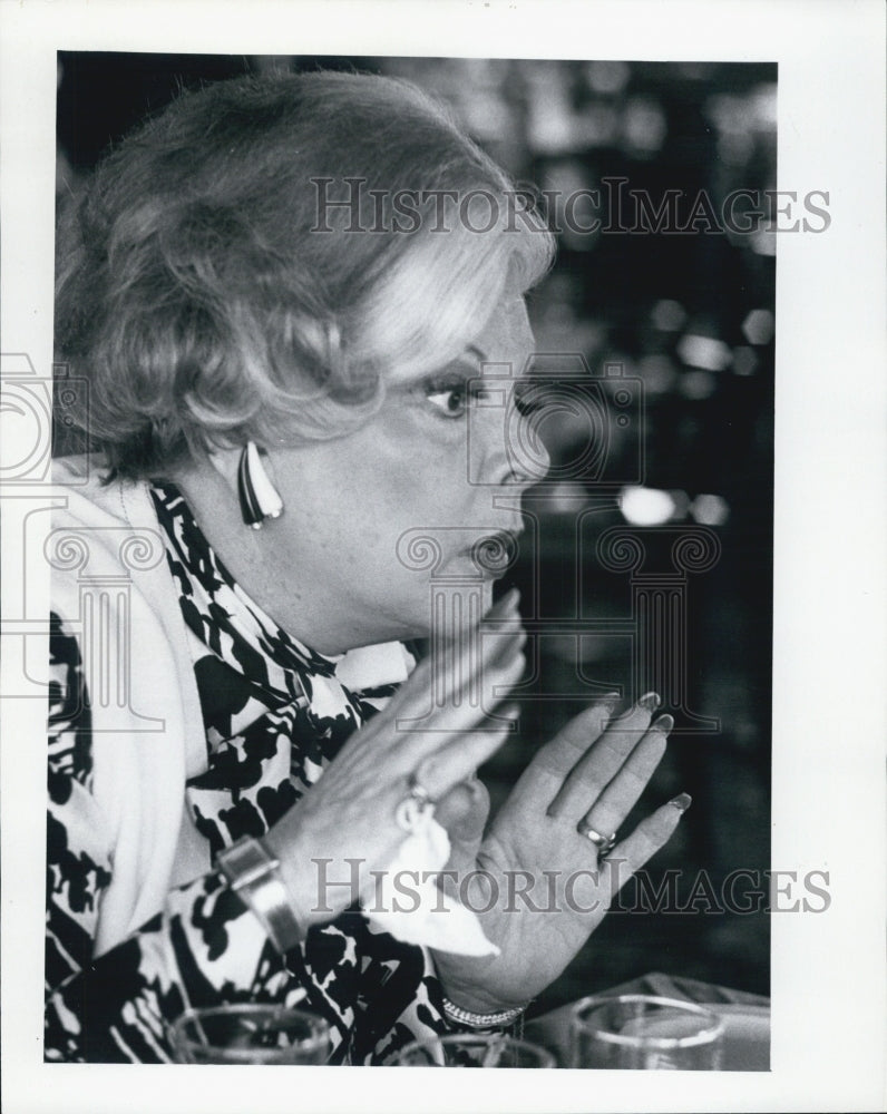 1976 Press Photo Actress Virginia Graham in a film - Historic Images