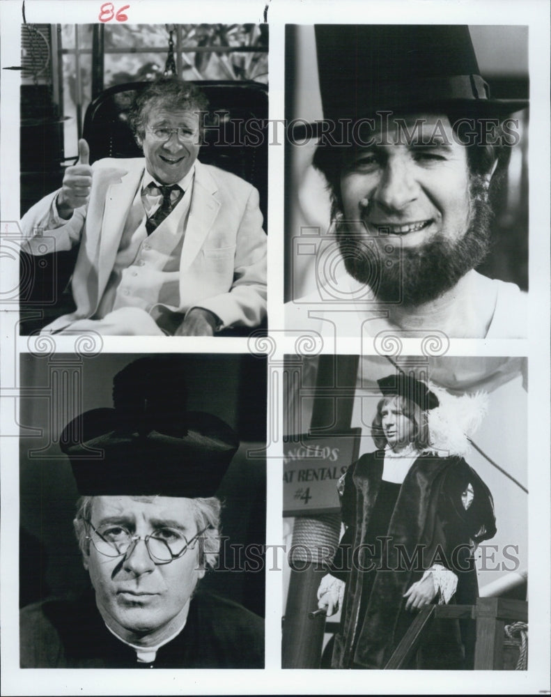 1983 Press Photo Actor Steve Landesberg in several roles - Historic Images