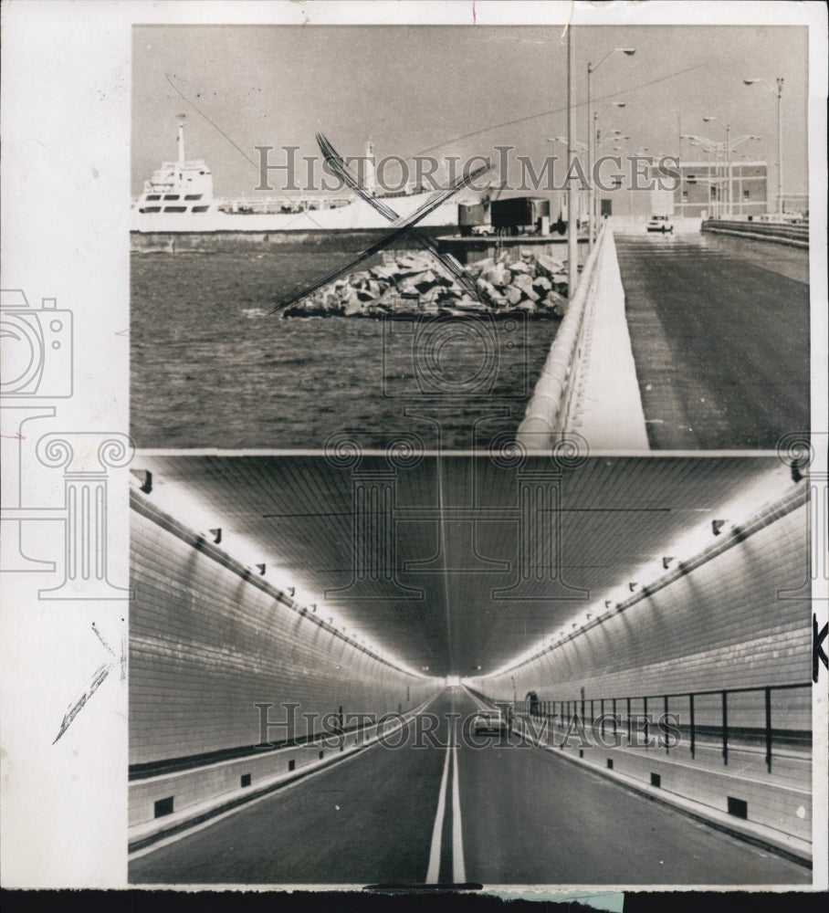 1964 Press Photo Thimble Shoal ship channel - Historic Images