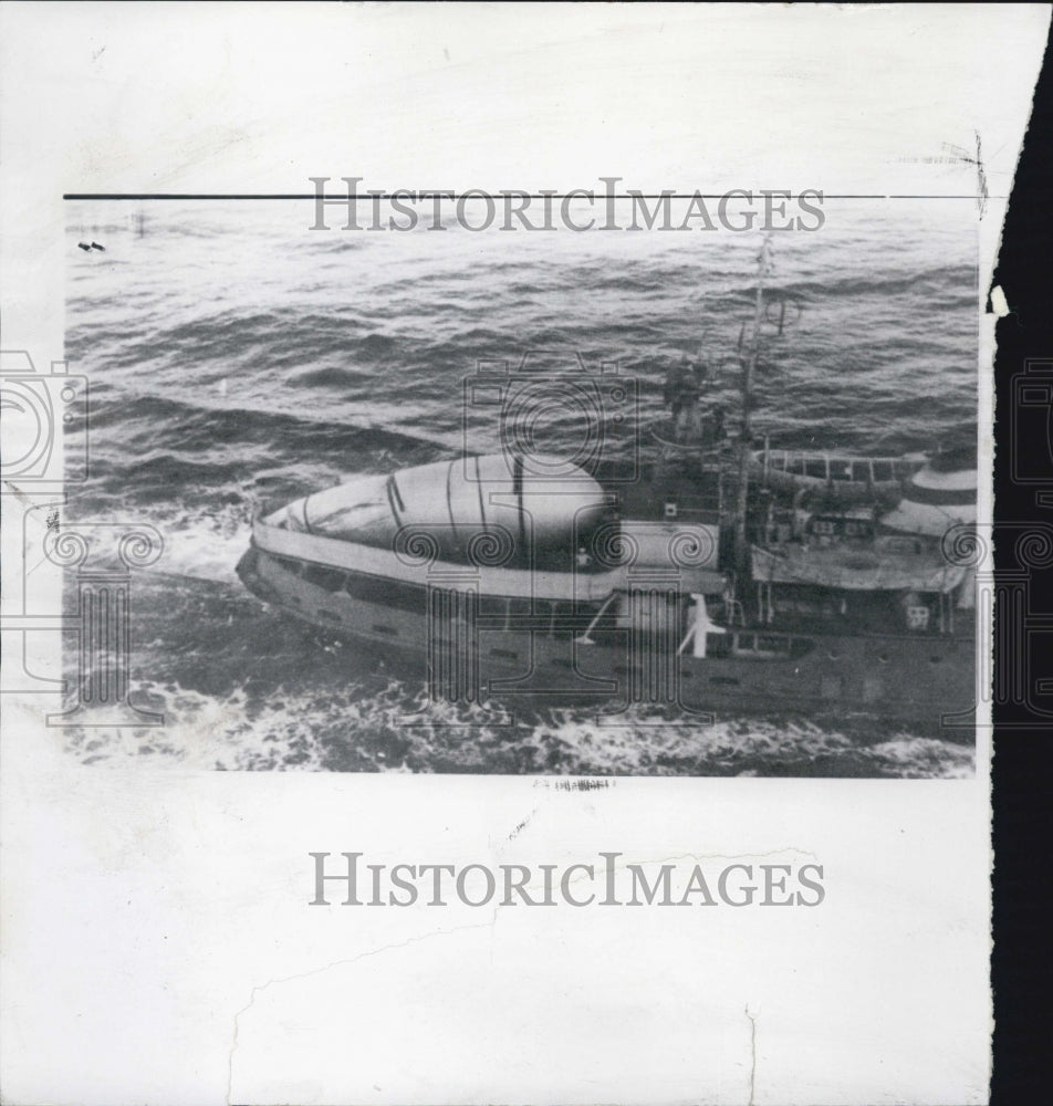 1960 Press Photo Russian Navy ship Kapitan V Fedotov - Historic Images