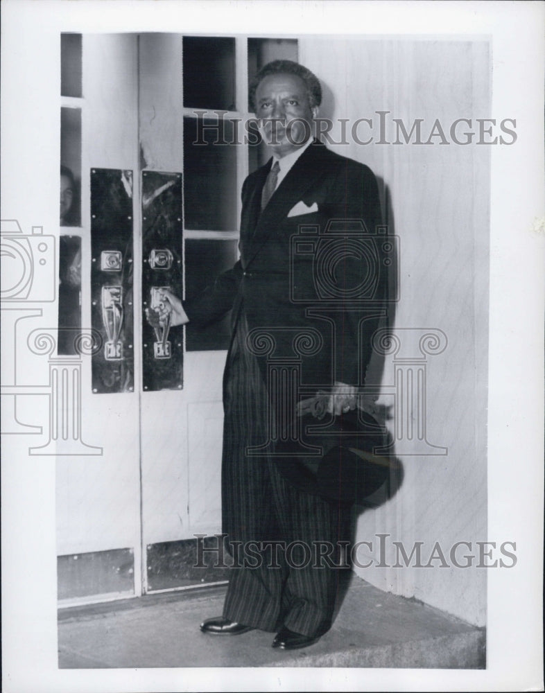 1949 Press Photo Ethiopia's First Ambassador to the Us Ras Hs Imru - Historic Images