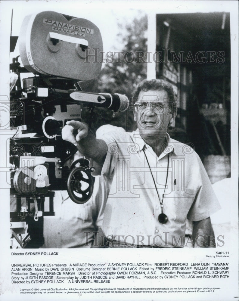 1990 Press Photo Director Sydney Pollack - Historic Images