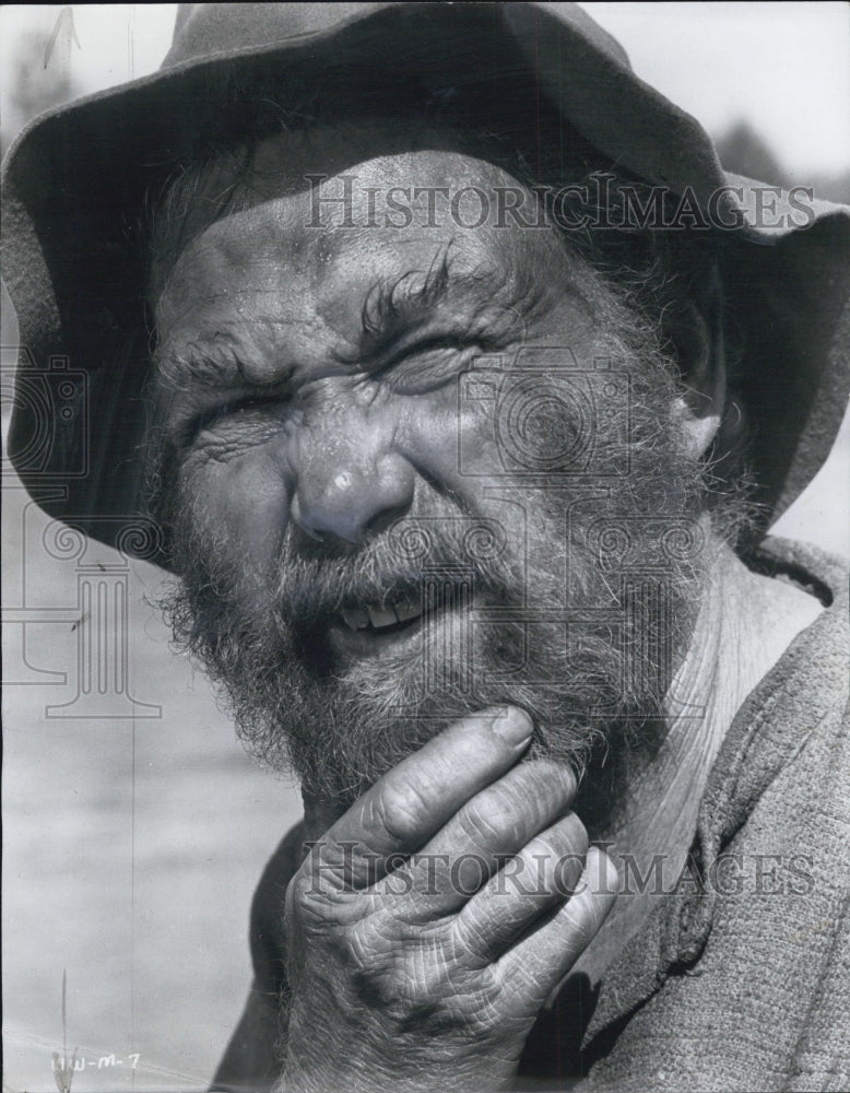 1967 Press Photo Harry Carey Jr. in a scene from &quot;The Way West&quot; - Historic Images