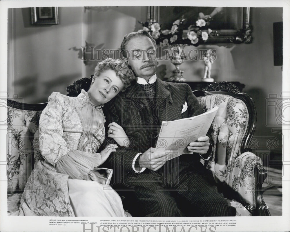 1947 Press Photo Scene from film "Life With Father" - Historic Images