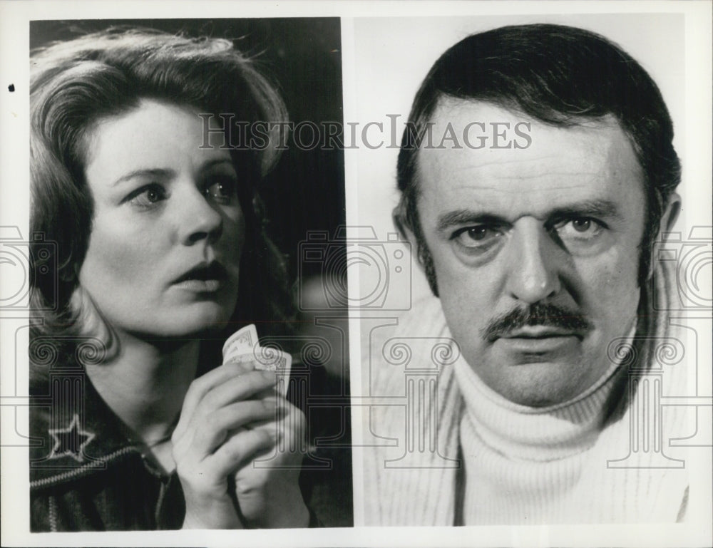 1975 Press Photo ActressPatty Duke Astin and Actor John Astin in&quot;Nothing Left to - Historic Images