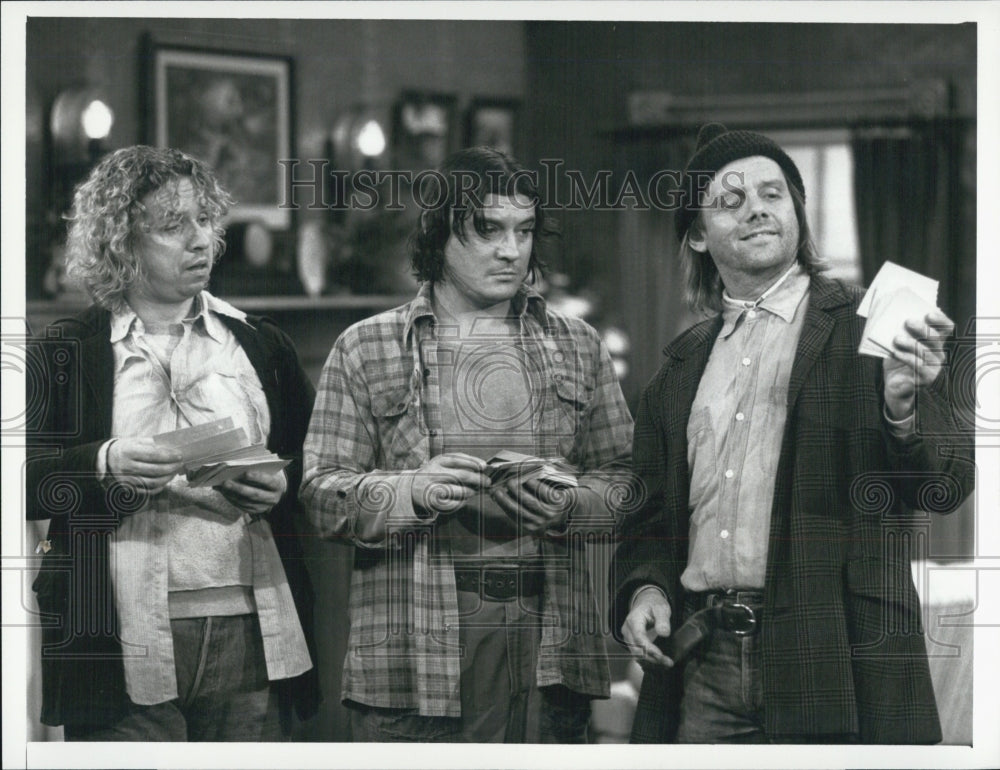 1987 Press Photo Cast of Newhart TV series. - Historic Images