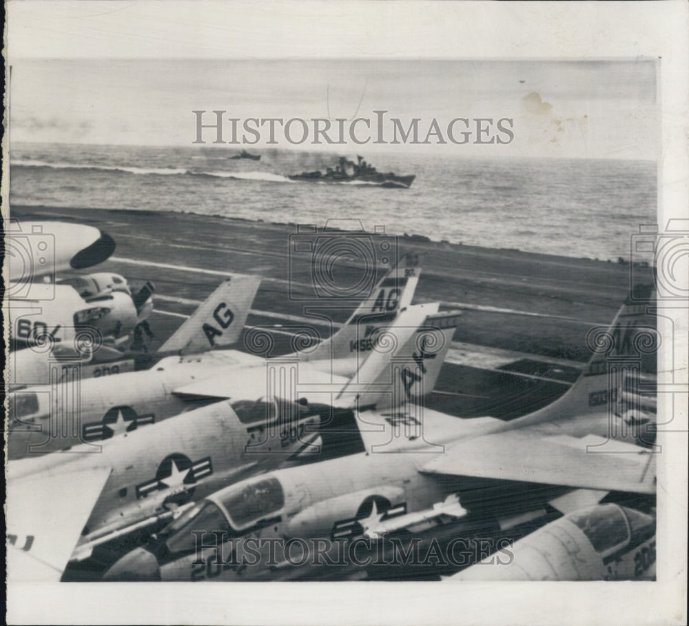 1964 Press Photo Fleet of Soviet Destroyers - Historic Images