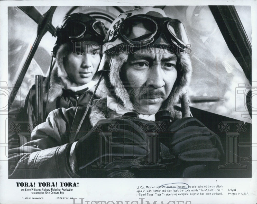 1970 Press Photo Takahiro Tamura stars in &quot; Tora! Tora! Tora!&quot; - Historic Images