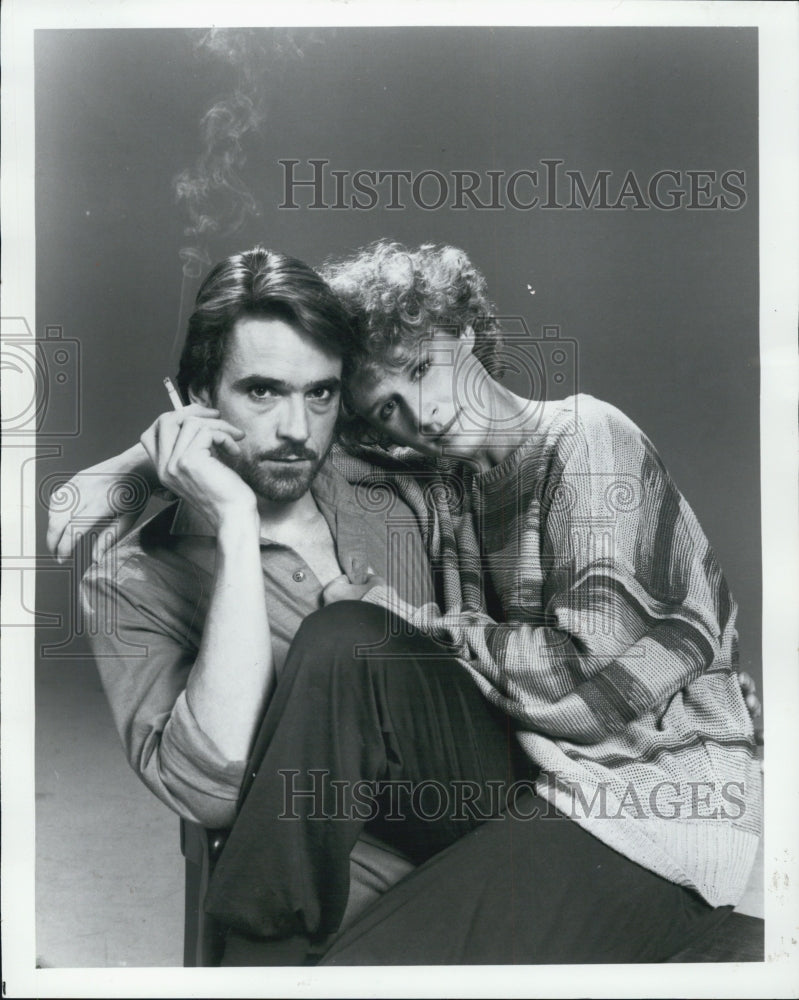 1980 Press Photo Actor Jeremy Irons - Historic Images