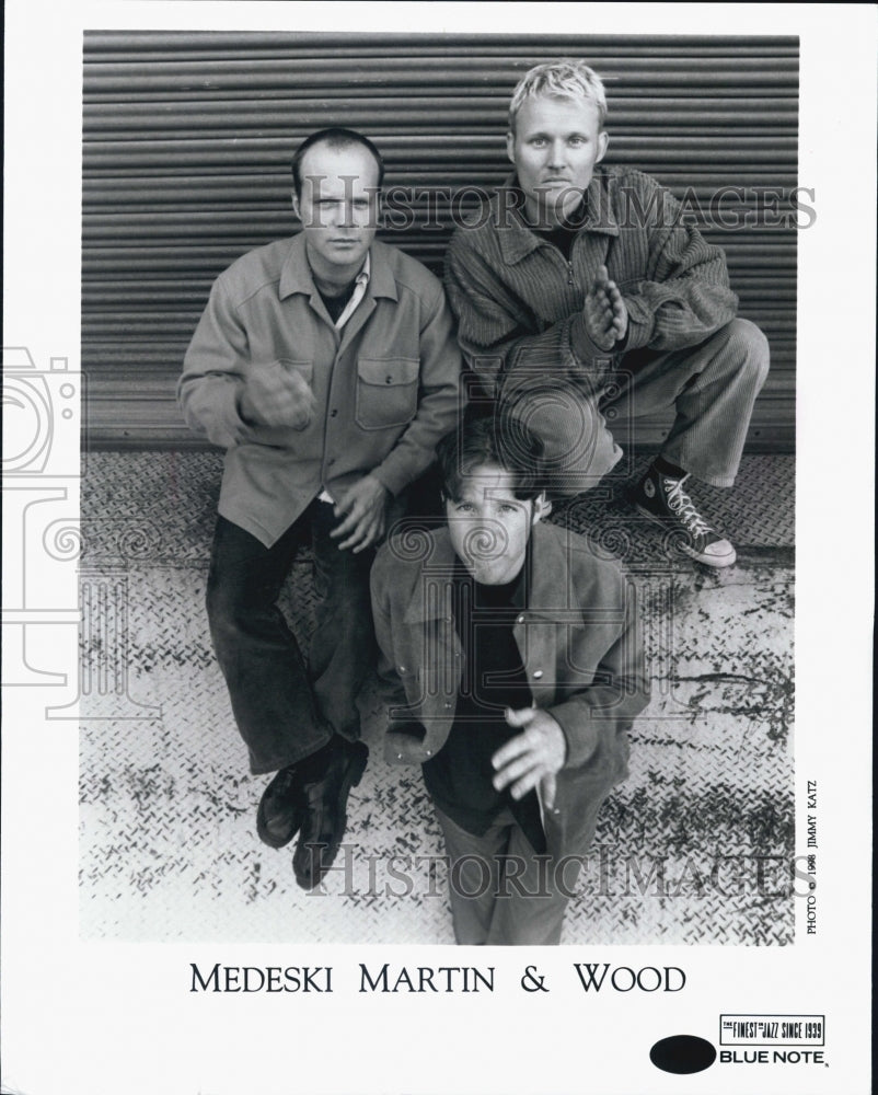 2000 Press Photo Jazz Musicians Medeski Martin &amp; Wood - Historic Images