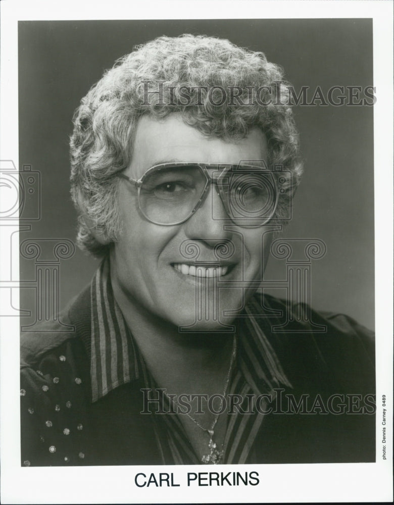 Press Photo Rockabilly Musician and Guitarist Carl Perkins - Historic Images