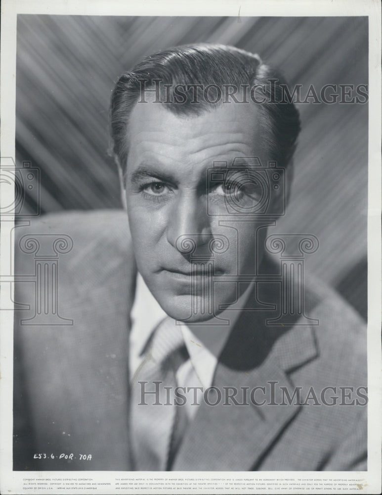 1954 Press Photo Actor David Farrar in &quot;Dance in the Jungle&quot; - Historic Images