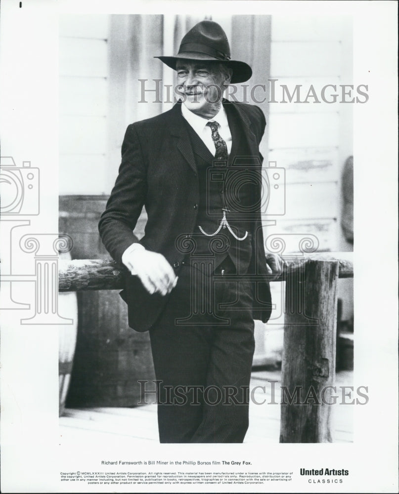 2000 Press Photo Actor Richard Farnsworth As Bill Miner In The Grey Fox - Historic Images