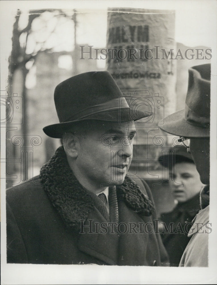 1947 Press Photo Jacob Berman, Communist Leader in Poland - Historic Images