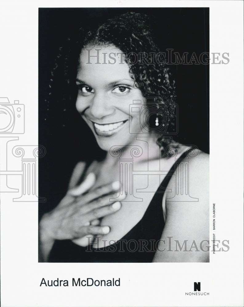 1990 Press Photo Actress and Singer Audra McDonald - Historic Images