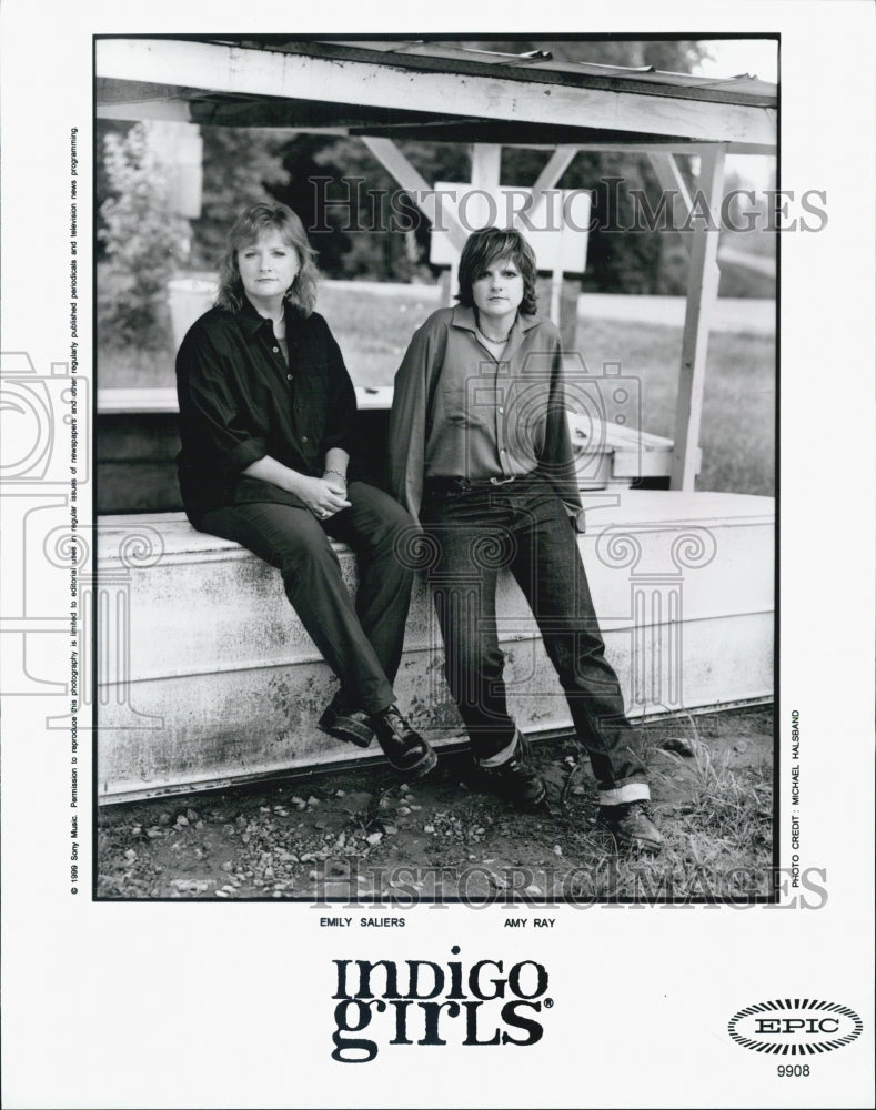 1999 Press Photo Indigo Girls American folk rock music duo. - Historic Images