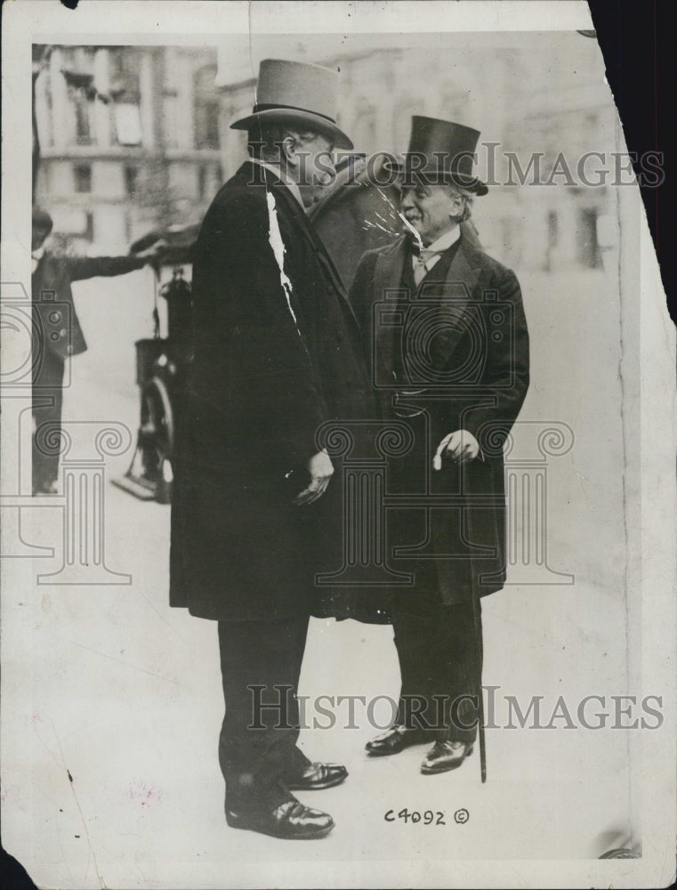 1938 Press Photo Politician, David Lloyd George & other man - Historic Images