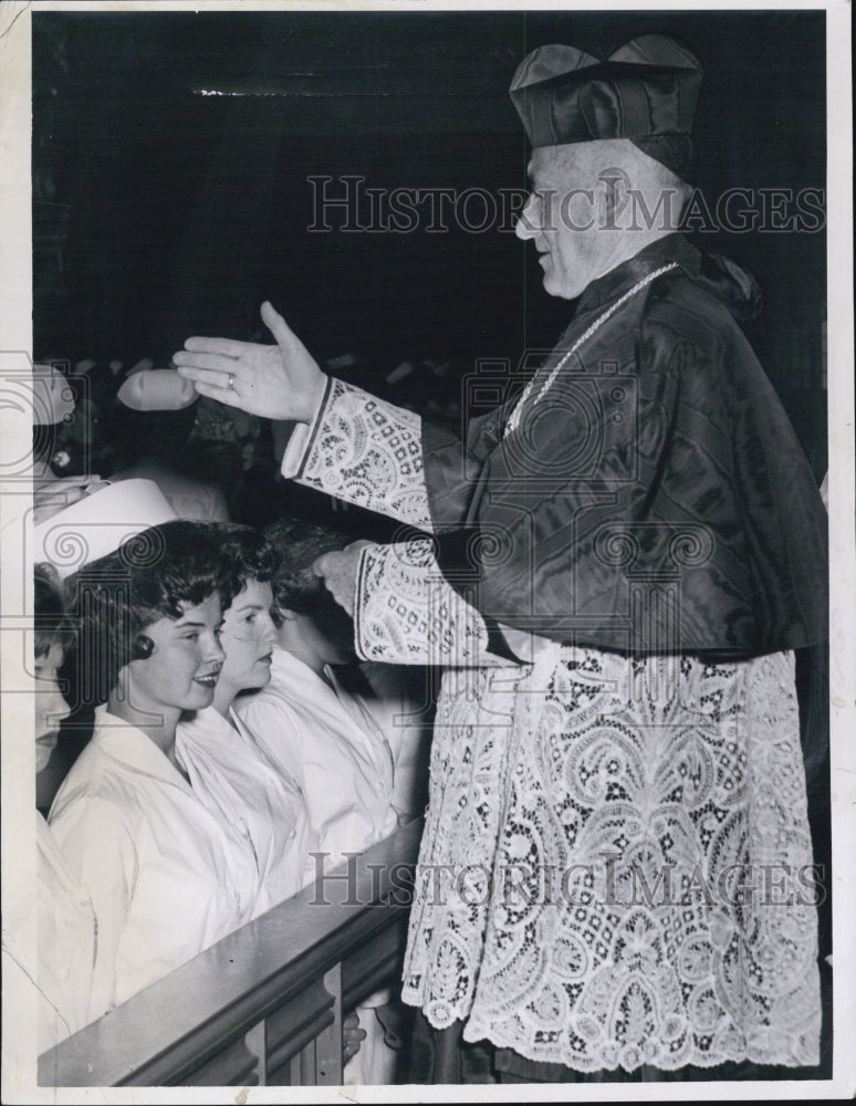 1963 Press Photo His Eminence Richard Cardinal Cushing - Historic Images