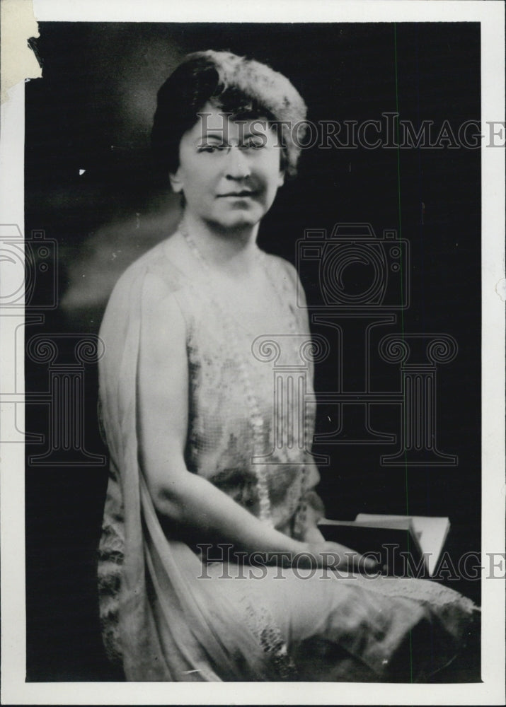 1932 Press Photo Mrs Newton D Baker,wife of ex Sec of War - Historic Images