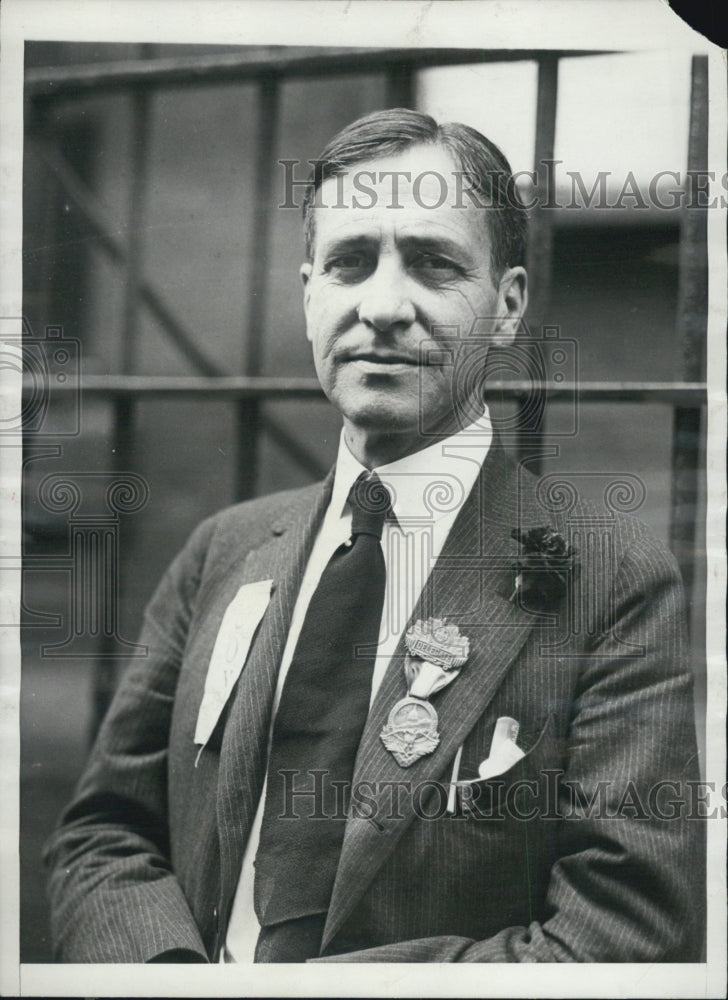 1928 Press Photo Former Sec of War Newton D Baker - Historic Images