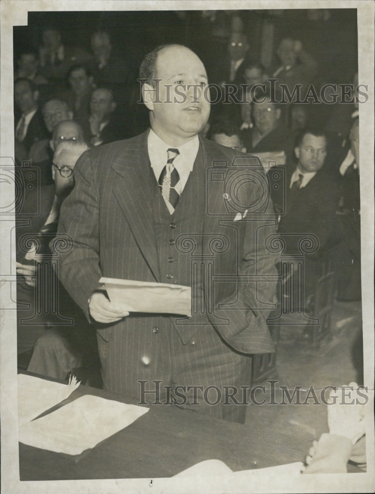 1947 Press Photo Rep Daniel Rudstin of Boston - Historic Images
