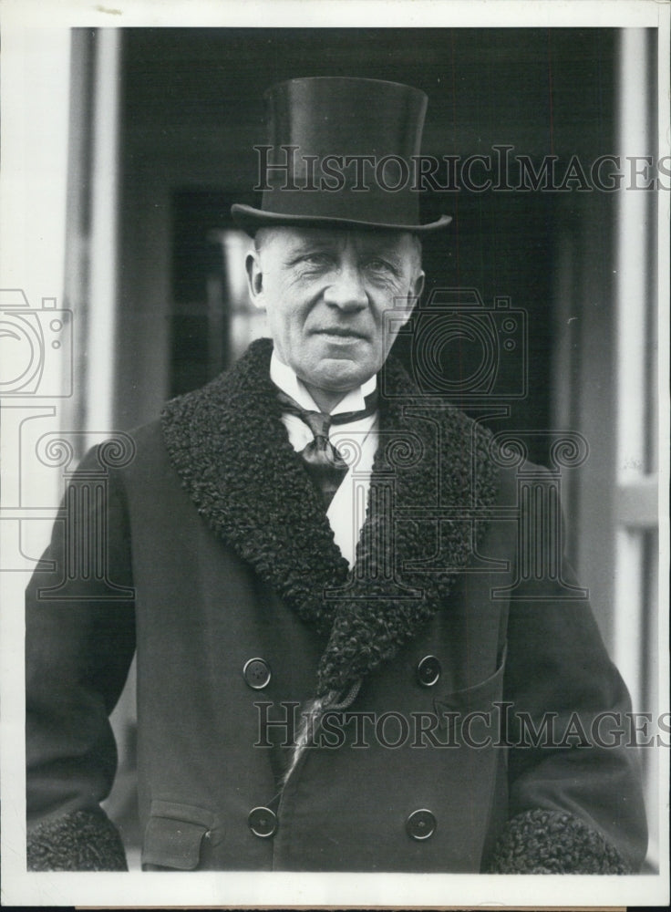 1928 Press Photo Sir Harry Brittain President Pilgrims Society Politician - Historic Images