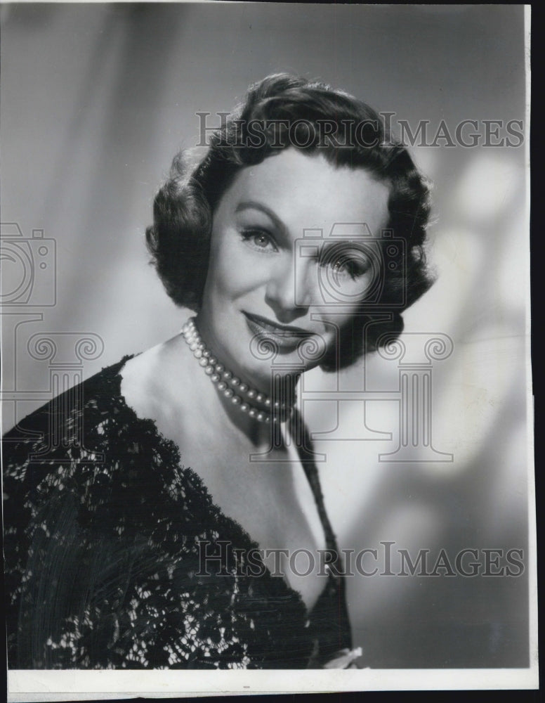 1955 Press Photo Singing star, Jane Pickens - Historic Images