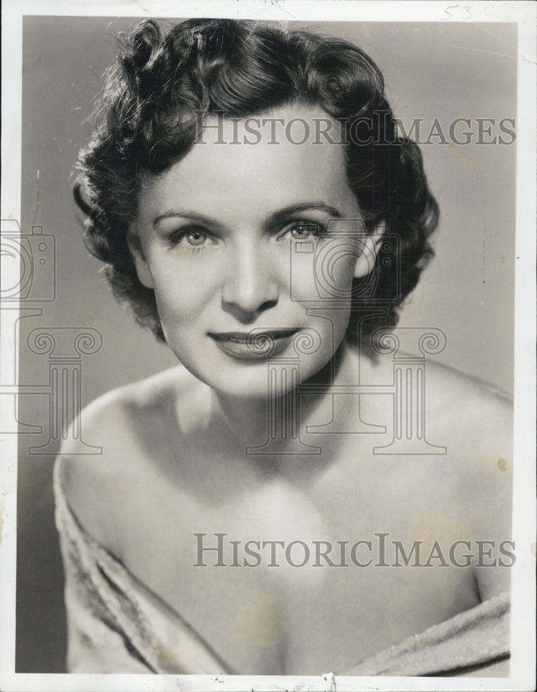 1954 Press Photo Jane Picken popular singer on Broadway. - Historic Images