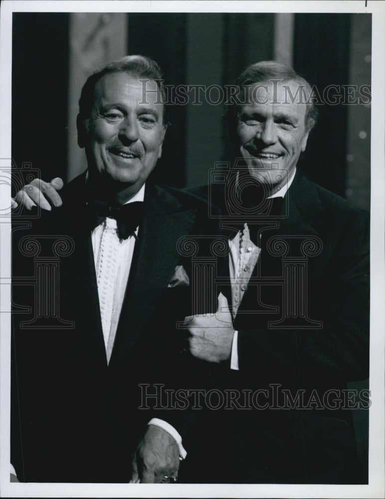 1978 Press Photo Tennessee Ernie Ford &amp; Eddy Arnold on &quot;Country Night of Stars&quot; - Historic Images