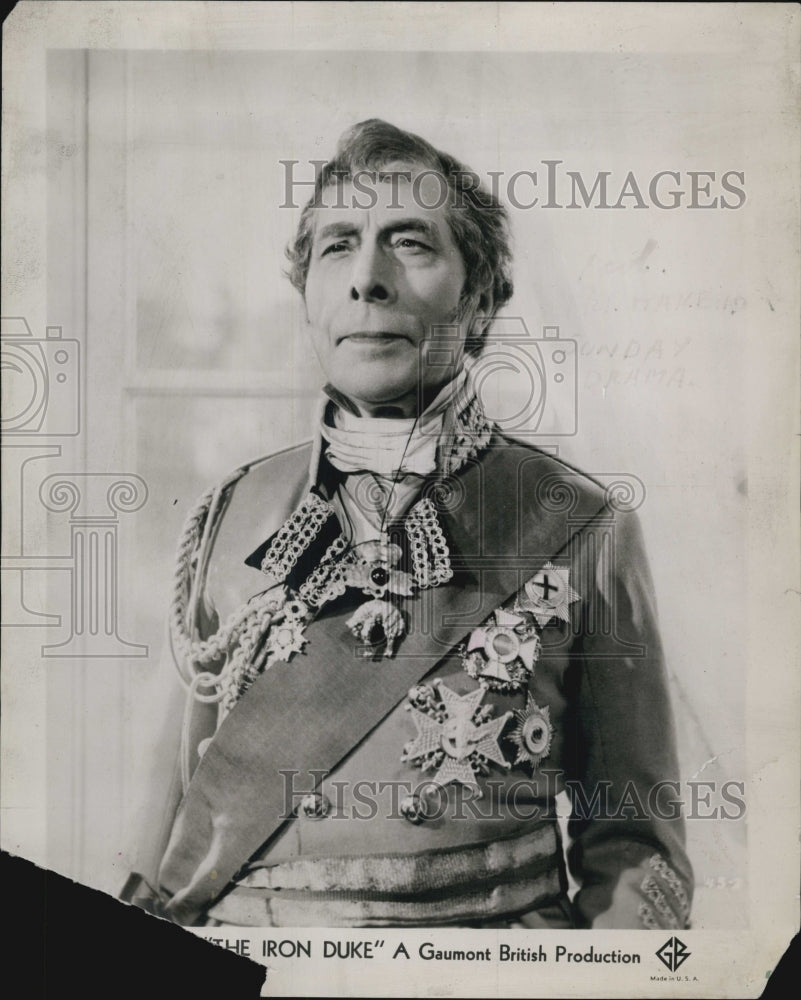 1935 Press Photo Actor George Arliss in "The Iron Duke" - Historic Images