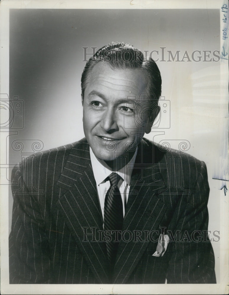 1966 Press Photo Actor Robert Young To Appear of Special Program for Polio - Historic Images