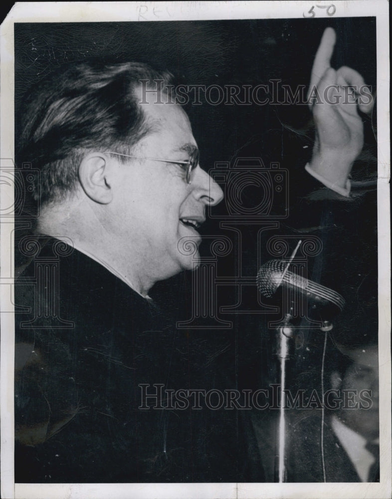 1947 Press Photo Palmiro Togliatti,leader of Italy&#39;s Communists - Historic Images