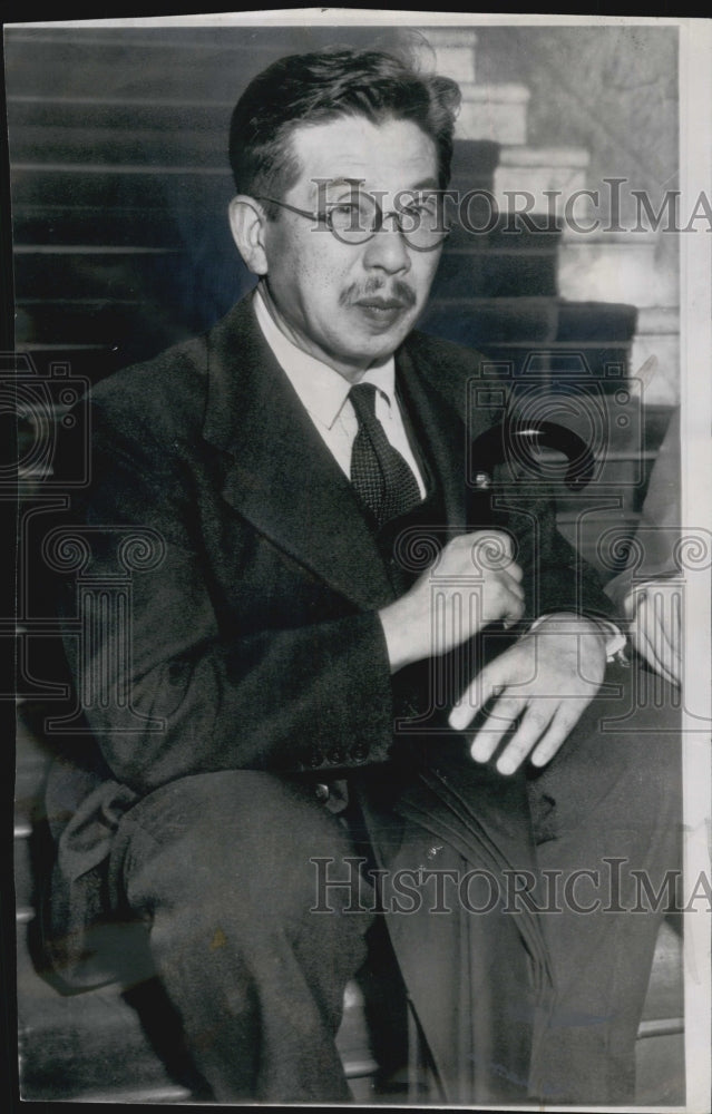 1947 Press Photo Japan&#39;s Premier Tetsu Katayana Is Chairman Of Social Party - Historic Images