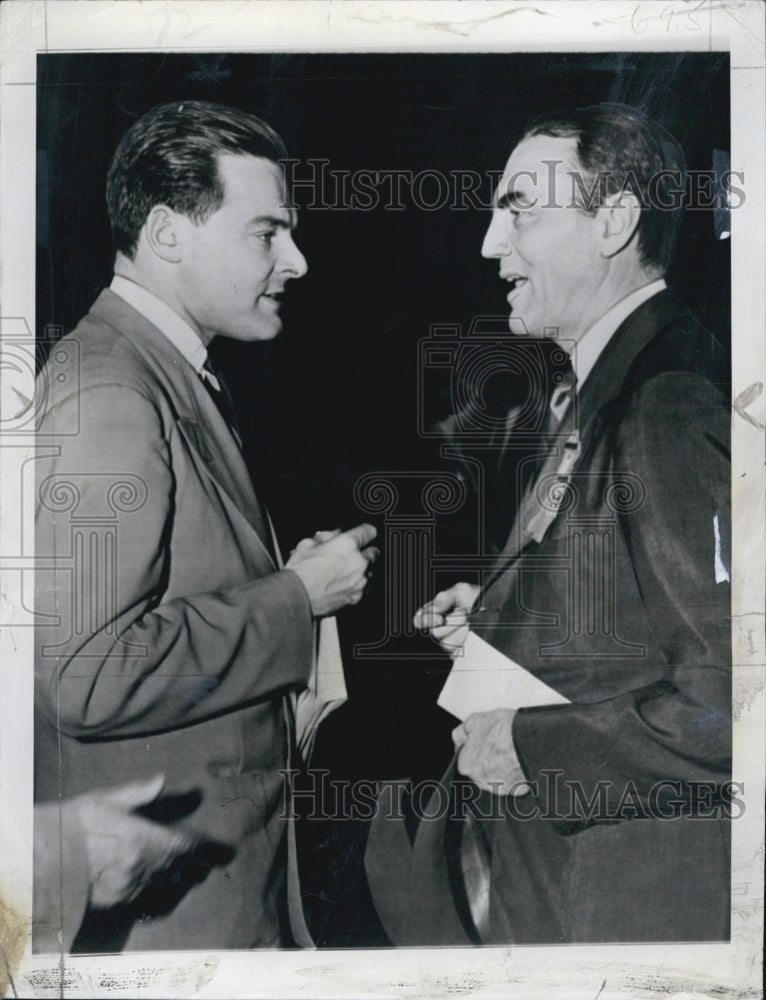 1940 Press Photo Senator Henry Cabot Lodge Jr. &amp; Representative Hamilton Fish - Historic Images