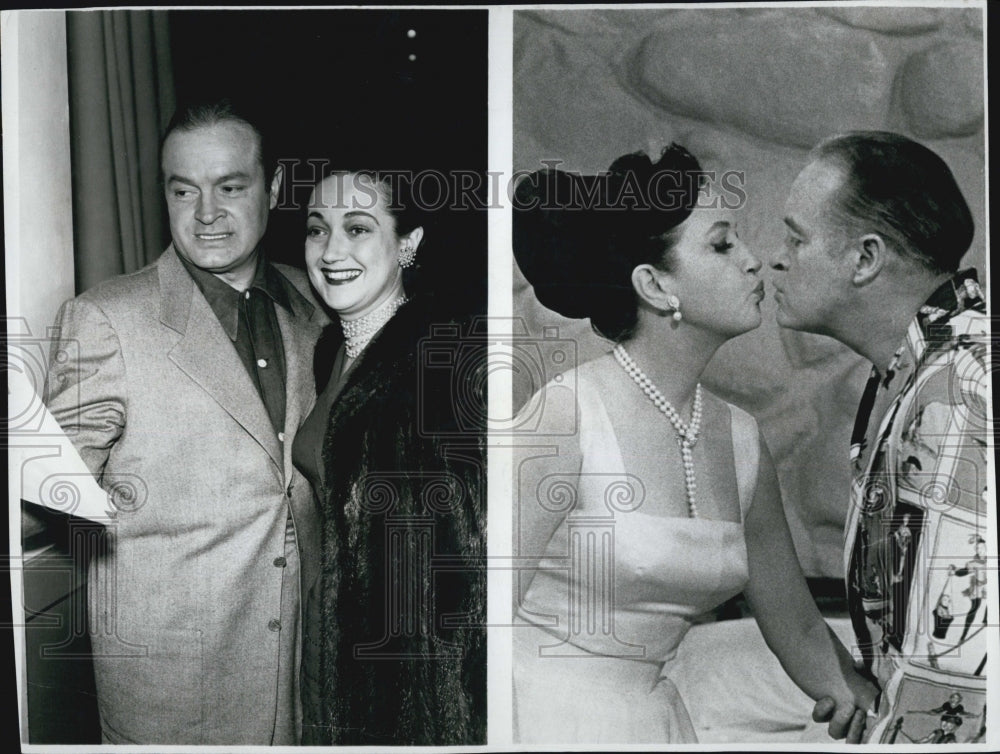 1966 Press Photo Actress Dorothy Lamour &amp; Bob Hope In &quot;Bob Hope Comedy Special&quot; - Historic Images