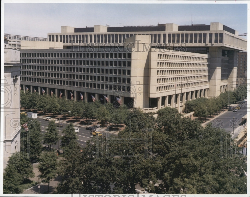 1993 Press Photo Federal Bureau of Investigations Building - Historic Images