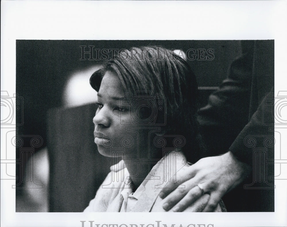 1990 Press Photo Criminal Tamarra Marshall - Historic Images