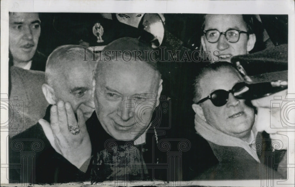 1962 Press Photo Stefan Cardinal Wyszinski Roman Catholic Primate Poland Rome - Historic Images