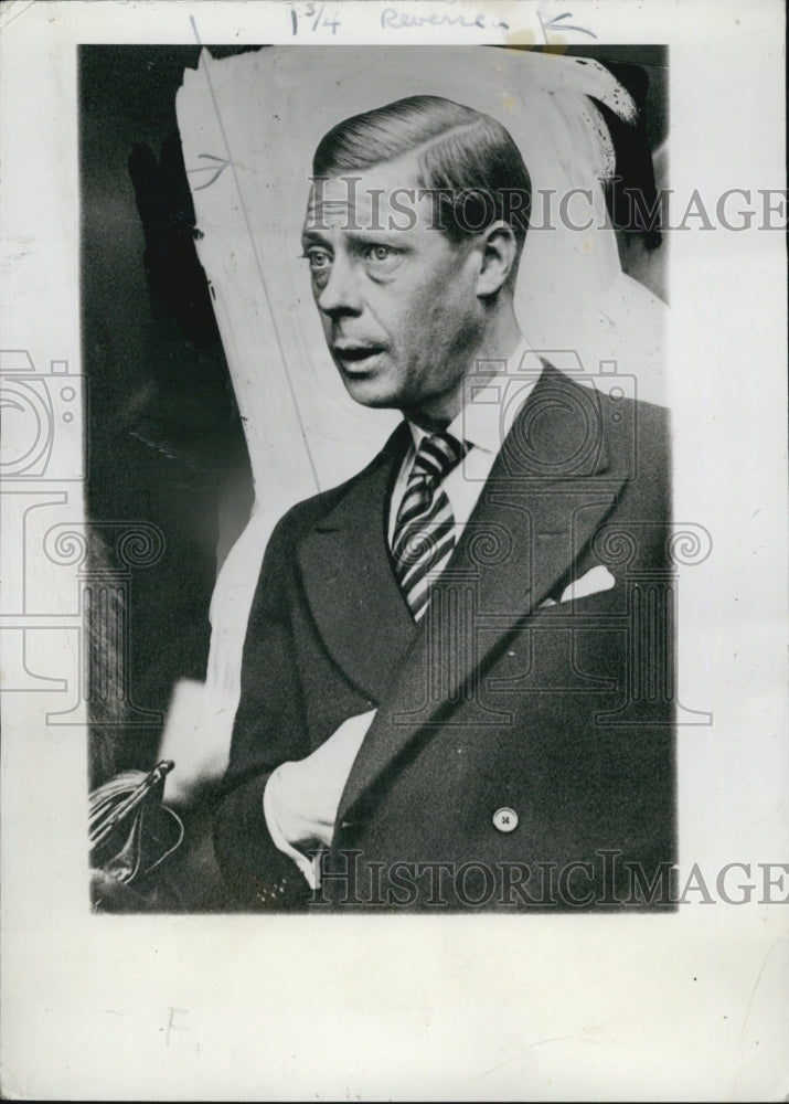 1937 Press Photo Duke of Windsor - Historic Images