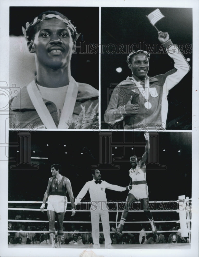 Press Photo Olympic Star Mark Breland - Historic Images