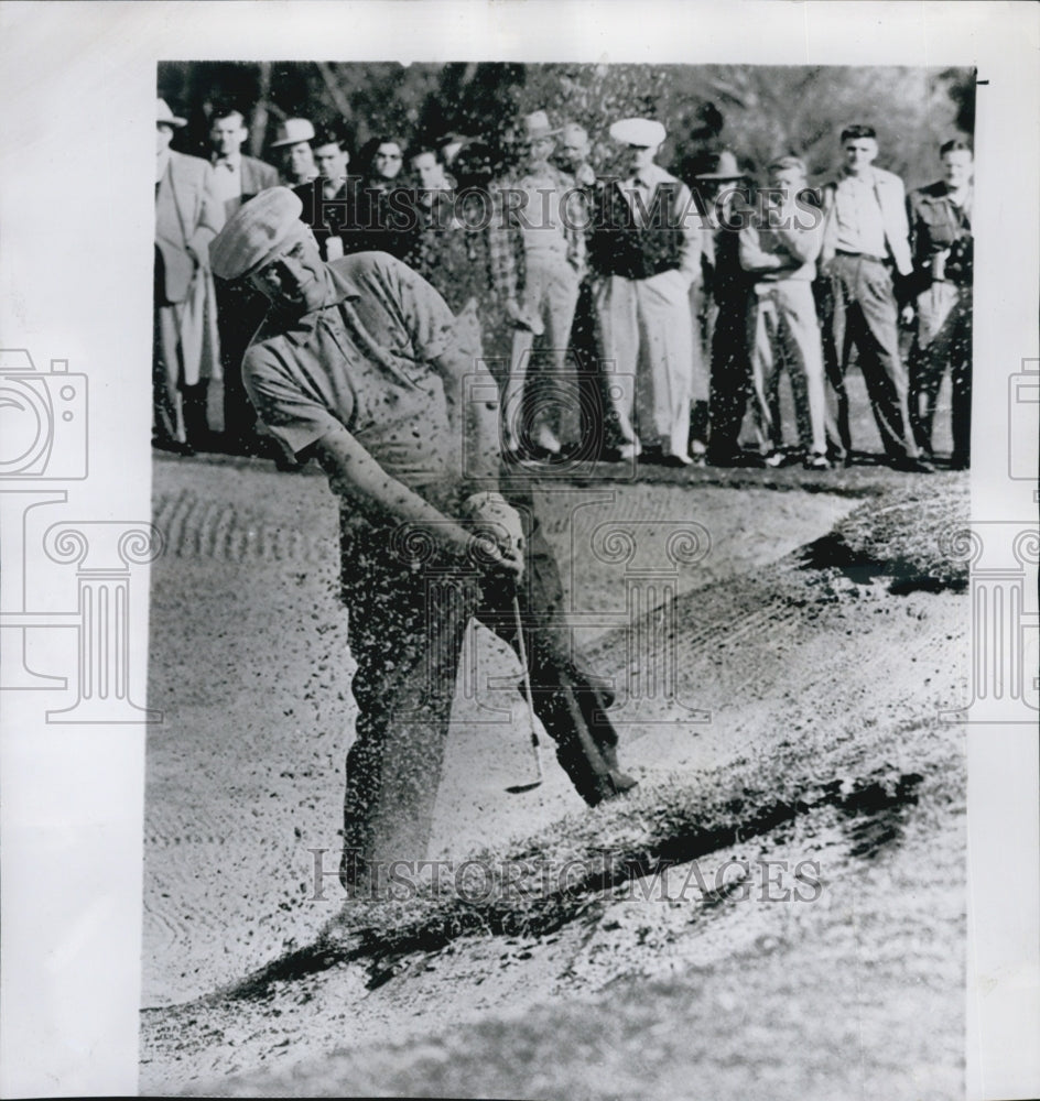 1952 Press Photo E.J. Dutch Harrison at Los Angeles Open Golf Tournament - Historic Images