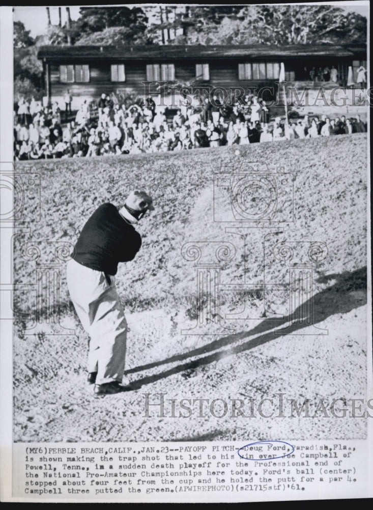 1962 Press Photo Doug Ford Natl Pro-Am championship Golfer - Historic Images