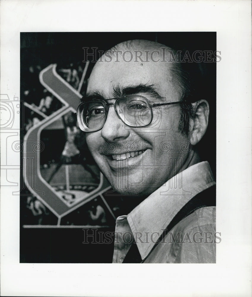 1980 Press Photo Dick Vitale Basketball Coach and ESPN analyst - Historic Images