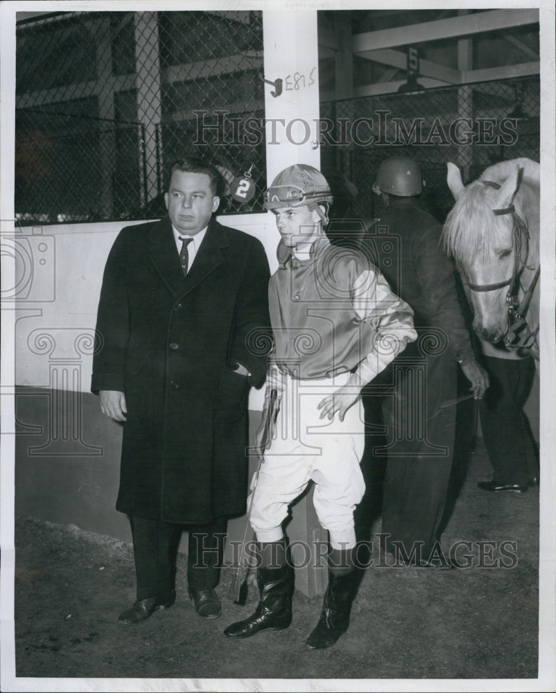 1960 Press Photo Russ Curley And Jack Bradley - Historic Images