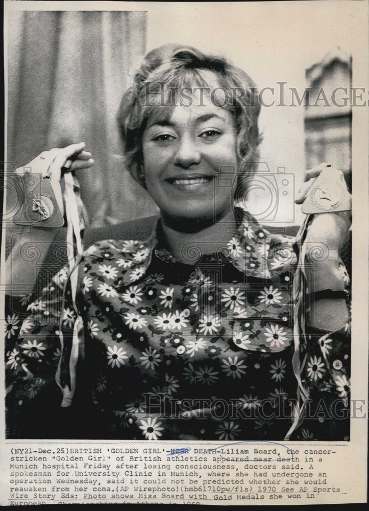 1970 Press Photo Liliam Board - Historic Images