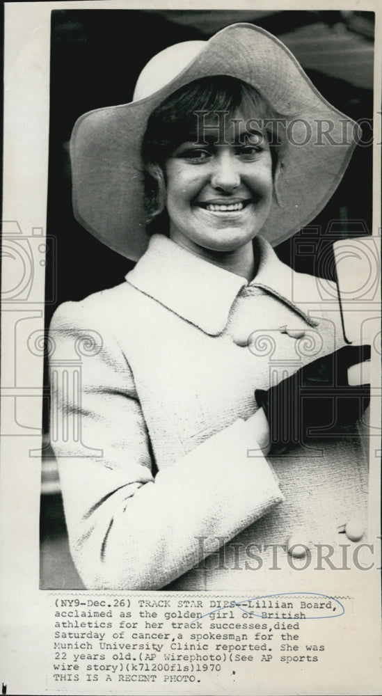 1970 Press Photo Lillian Board - Historic Images