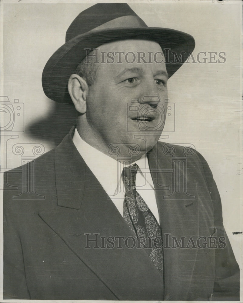 1950 Press Photo Ray Hyatt Swim Coach at Western Washington College - Historic Images