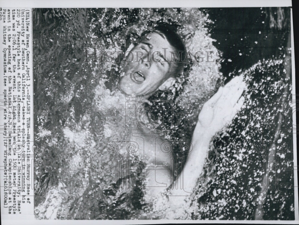 1959 Press Photo Murray Rose, Swimming Champion From Australia - Historic Images